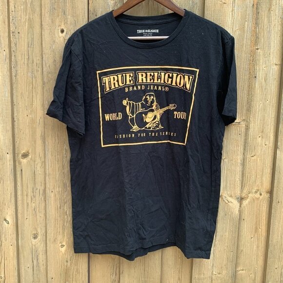 True Religion Big Logo T Shirt XL - Picture 1 of 3